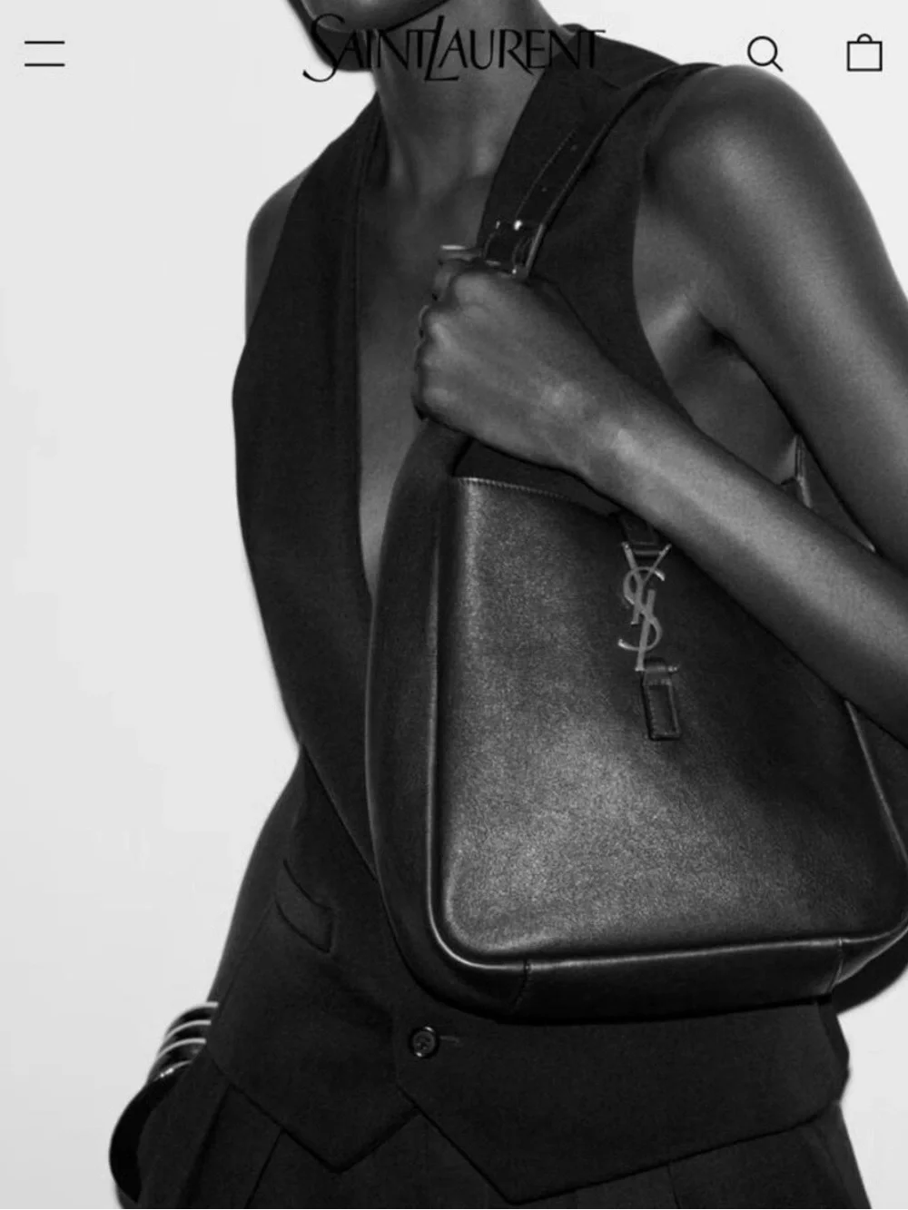 Saint Laurent zipped day